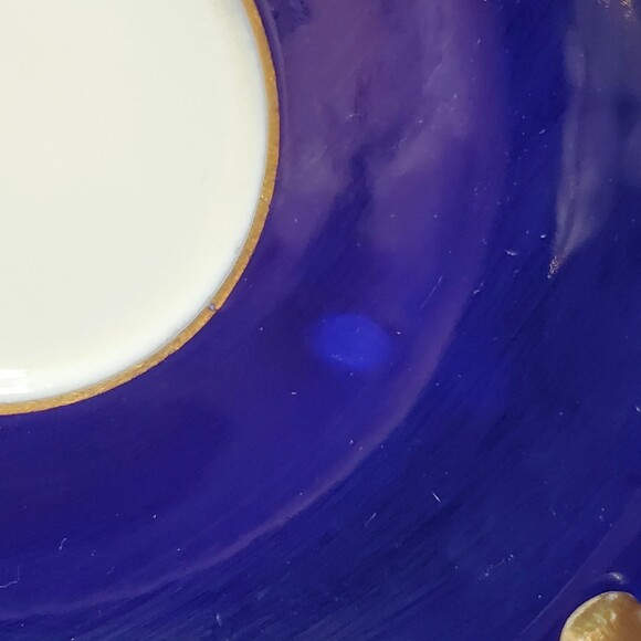 Aynsley Corset Teacup and Saucer Garden Pavilion Vintage - Picture 7 of 12